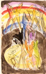 Design for the Banquet Hall in Essen - Colourful Dance Backside